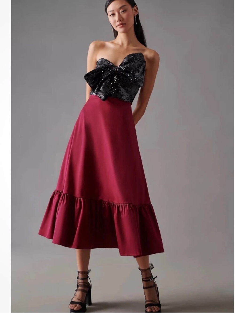 HUTCH Sequin Bow Dress